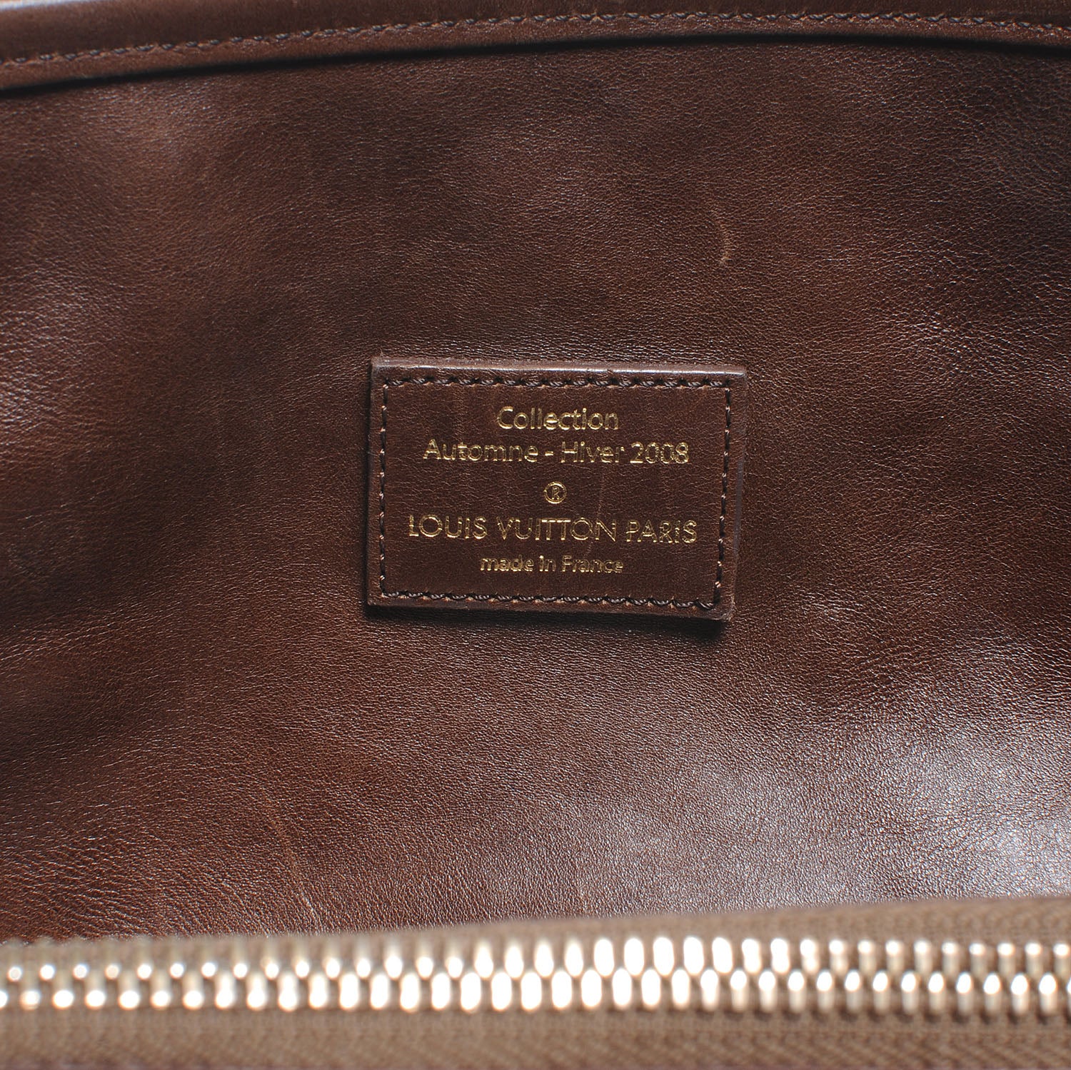 Louis Vuitton Monogram Paris Souple Whisper GM Chocolate 5 of 7