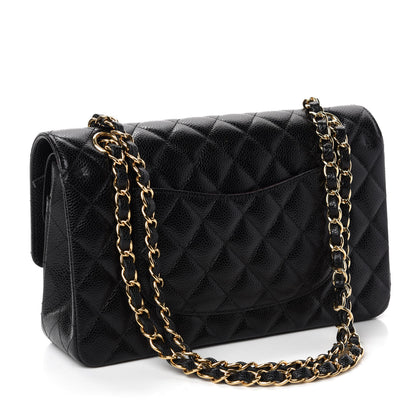 Chanel Caviar Quilted Medium Double Flap Black 4 of 12