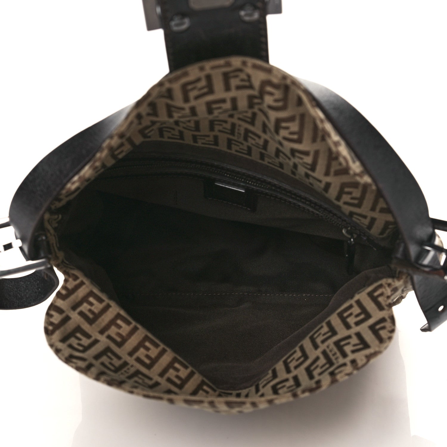Fendi Zucchino Baguette Mogano Panna Brown 5 of 9