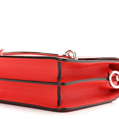 Hermes Evercolor Mini Sac Roulis Rouge Casaque 9 of 9