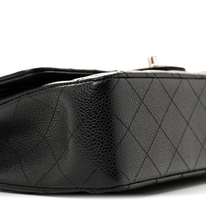 Chanel Caviar Quilted Medium Double Flap Black 9 of 11