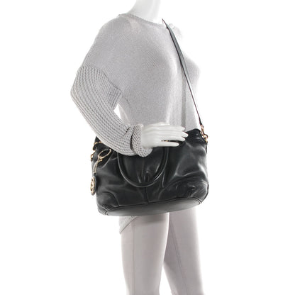 Gucci Calfskin Medium Sukey Top Handle Bag Black 2 of 7