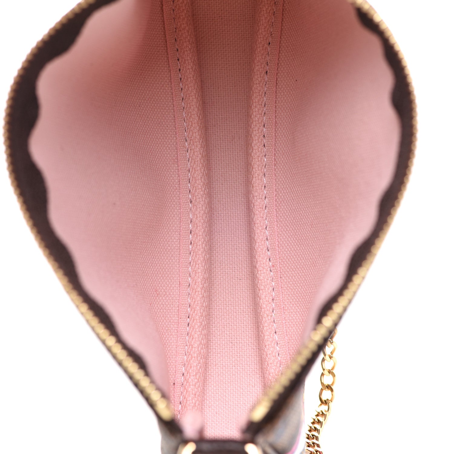 Louis Vuitton Damier Ebene 2020 Christmas Animation Big Wheel Mini Pochette Accessories Rose Ballerine 6 of 10