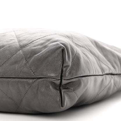 Chanel Metallic Calfskin Quilted Chanel 22 Ruthenium 12 of 12