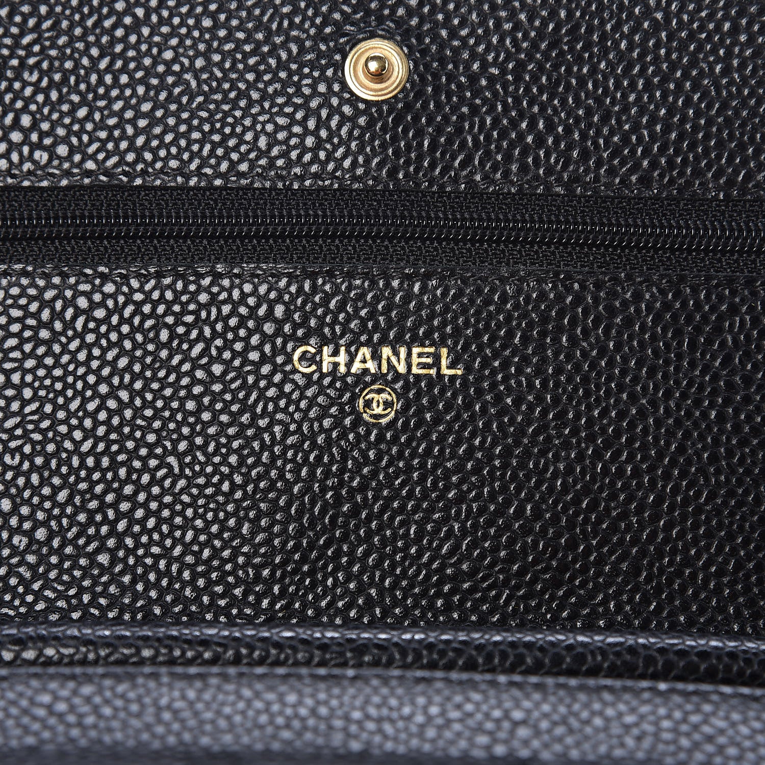 Chanel Caviar Quilted Wallet On Chain WOC Black 6 of 11