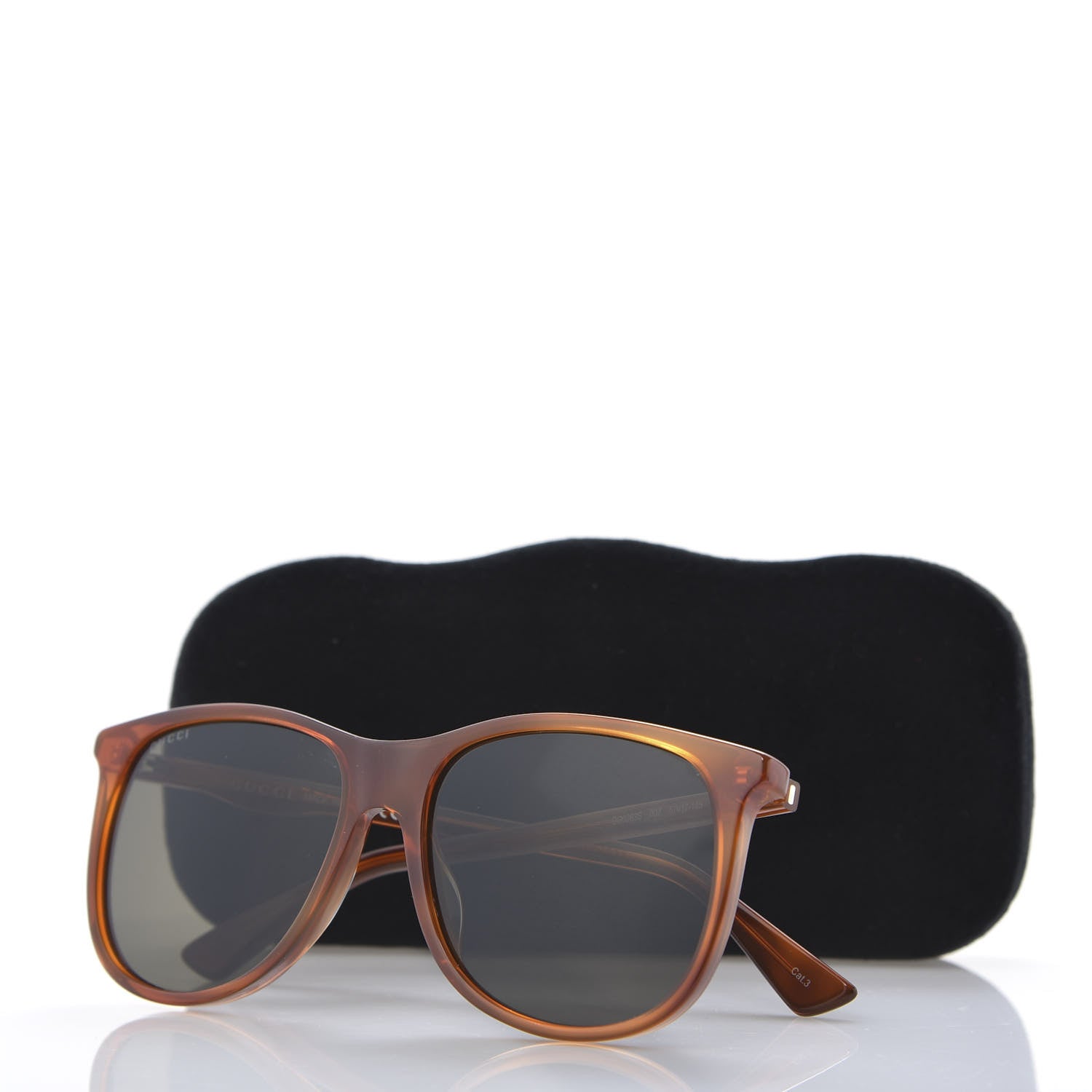 Gucci Acetate Frame Sunglasses GG0263S Havana 7 of 7