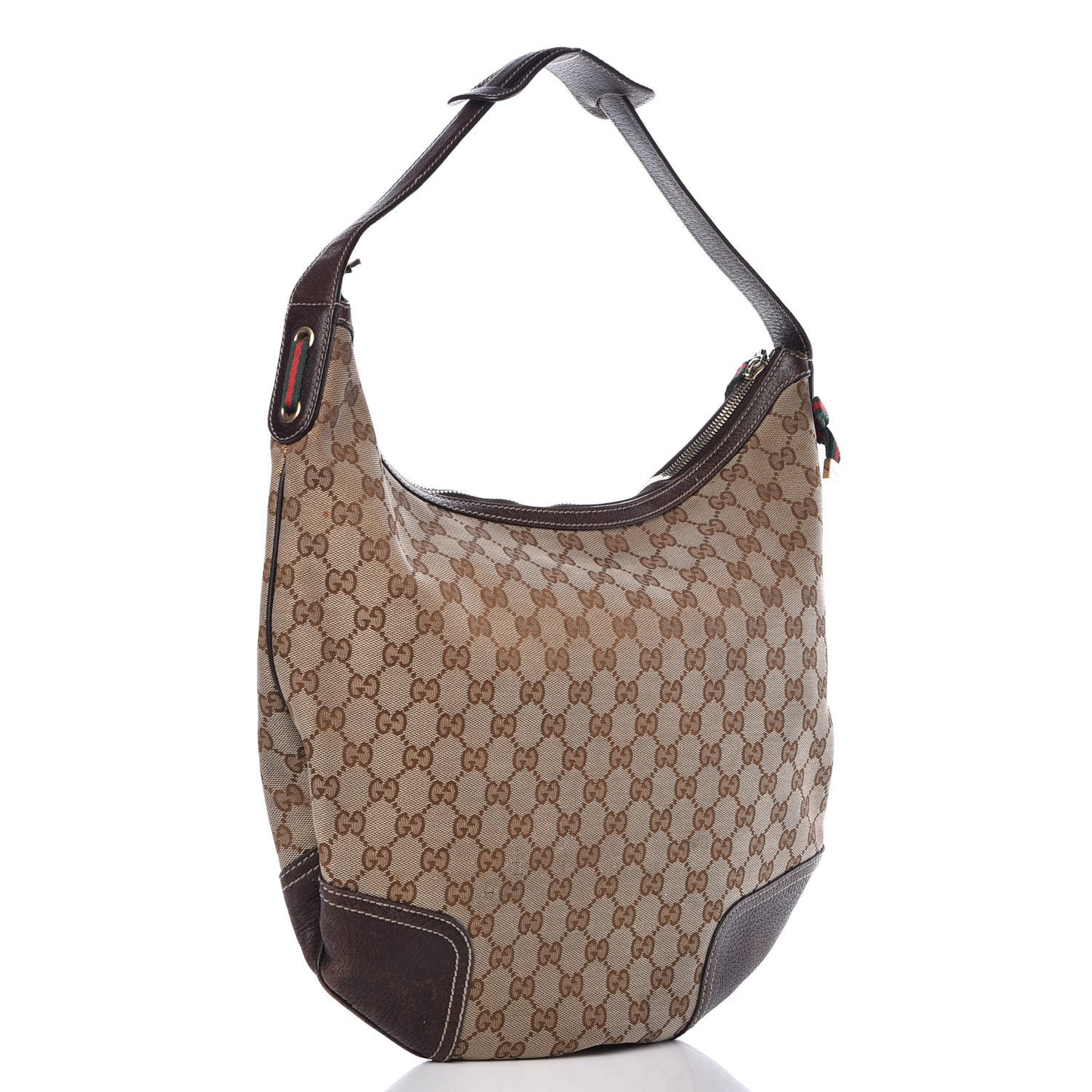 Monogram Large Princy Hobo Dark Brown