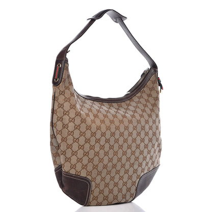 Gucci Monogram Large Princy Hobo Dark Brown 3 of 12