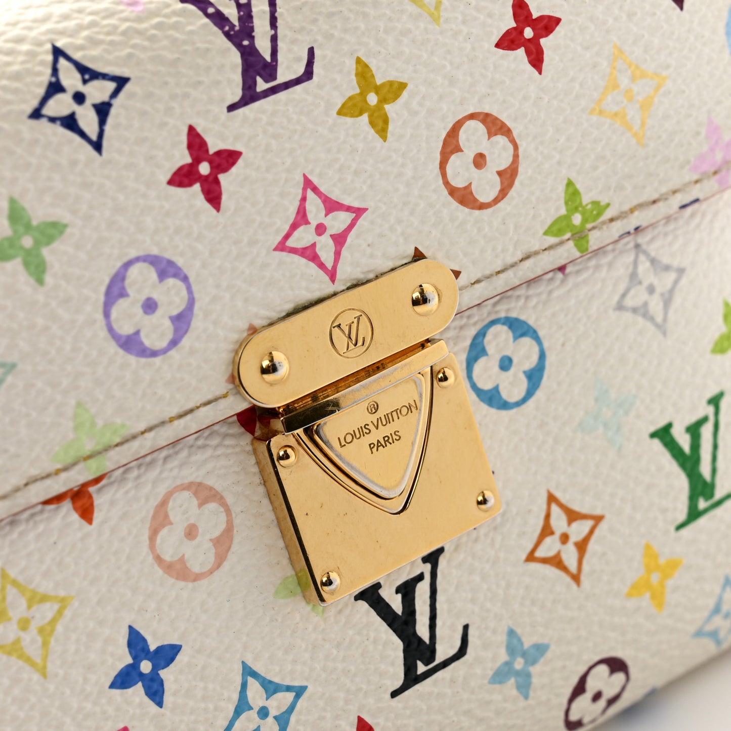 Monogram Multicolor Koala Wallet White