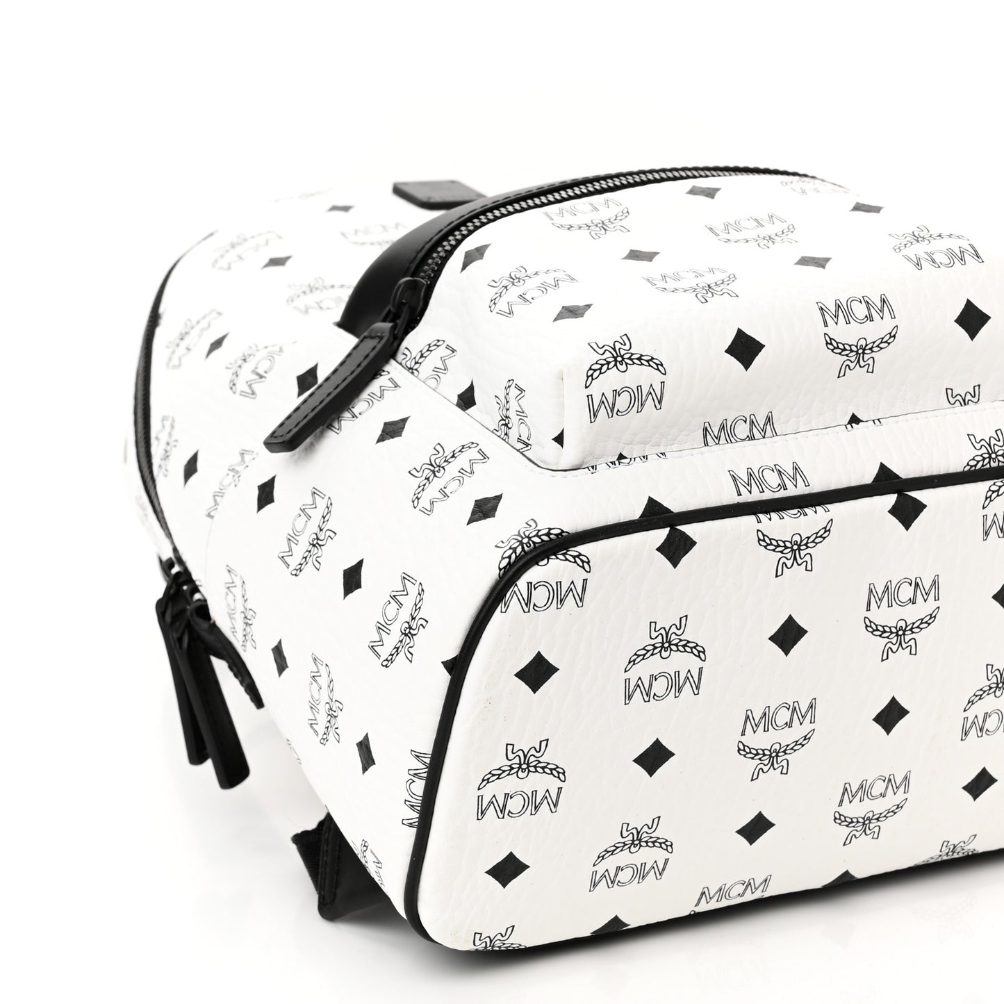 Visetos Nappa Small Stark Backpack White