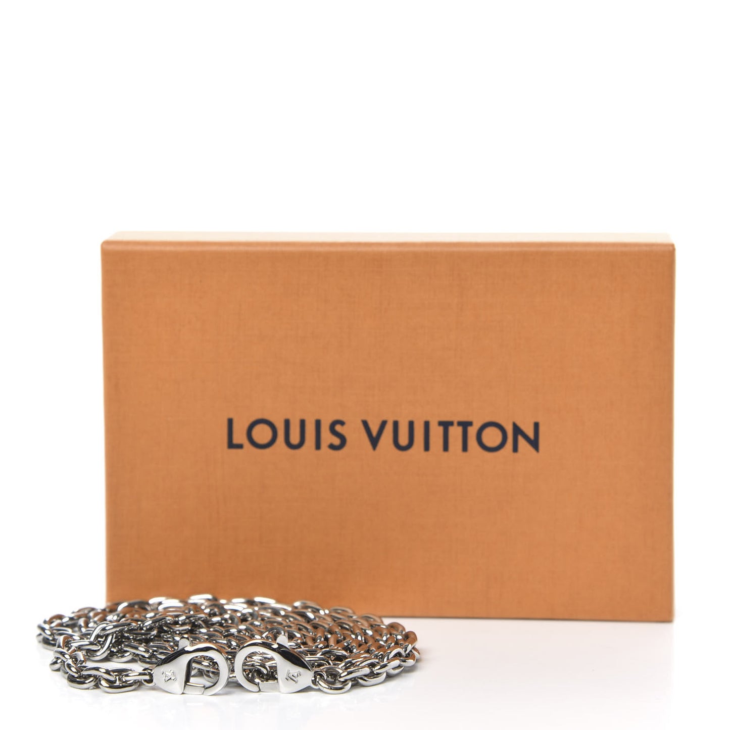 Epi Trunk Wallet Chain Shoulder Strap Silver