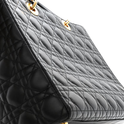 Christian Dior Lambskin Cannage Large Lady Dior Black 12 of 12