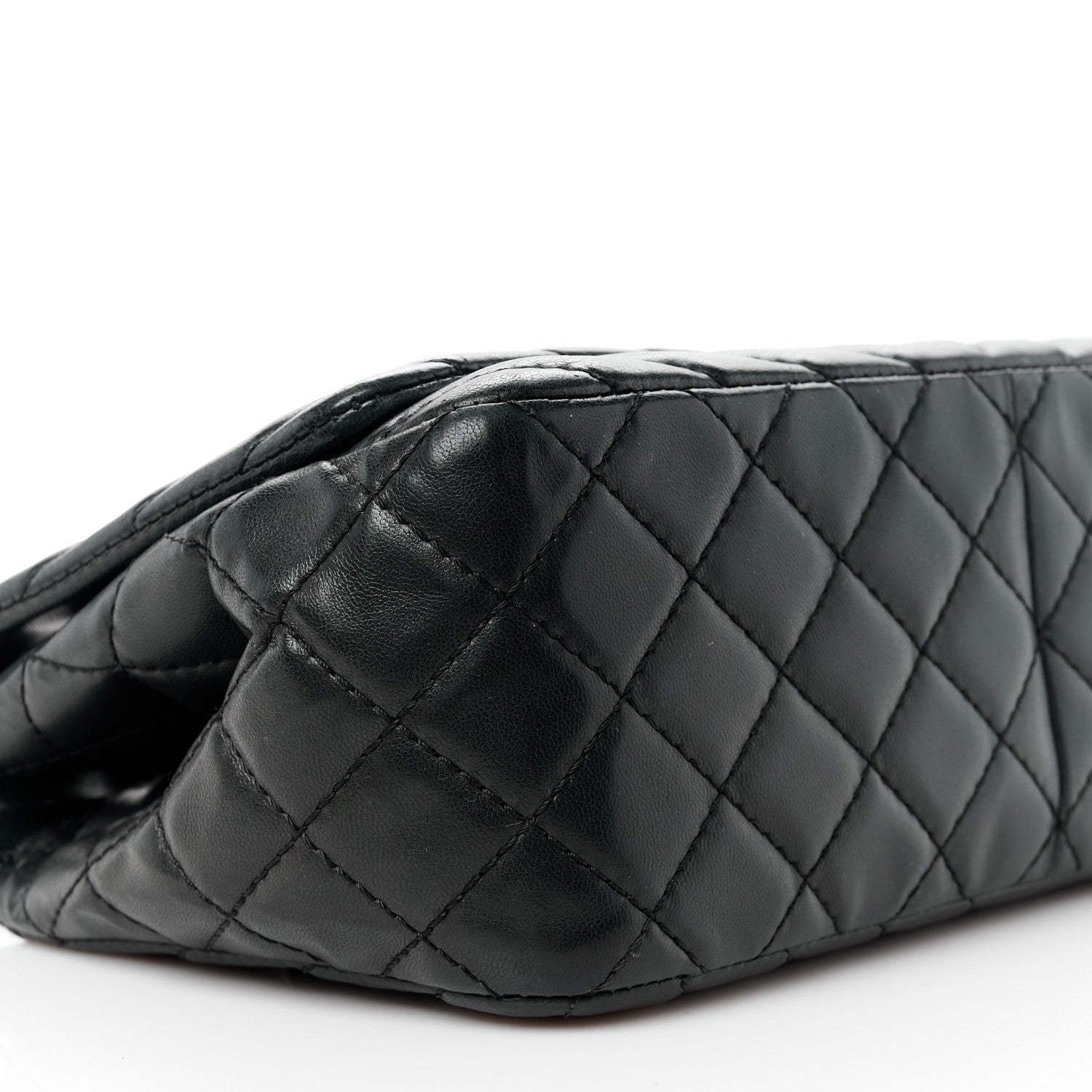Chanel Lambskin Chevron Quilted Single Flap Black 10 of 12