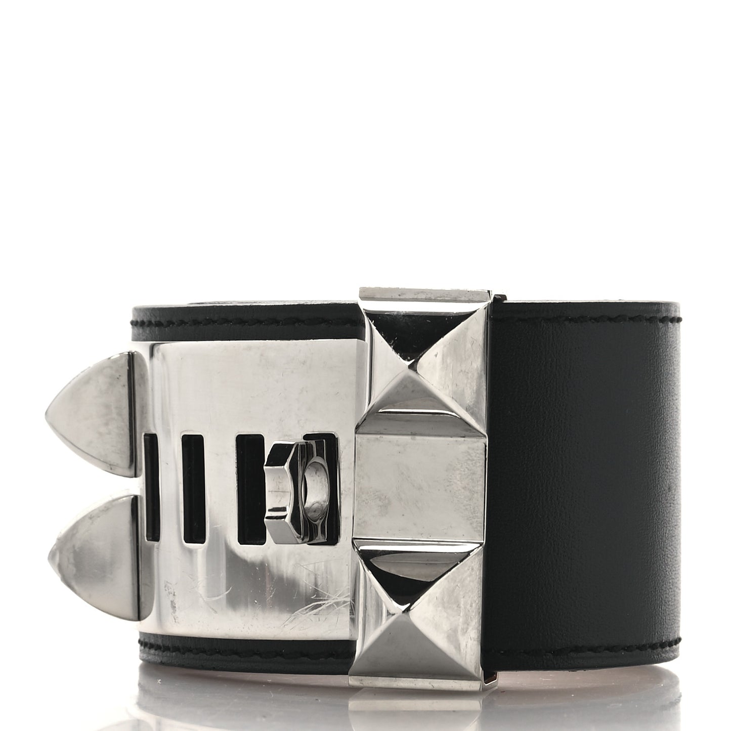Epsom Collier de Chien CDC Bracelet S Black