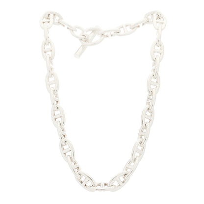 Hermes Sterling Silver Chaine D'Ancre Necklace PM 3 of 6