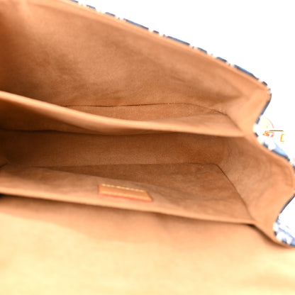 Louis Vuitton Jacquard Since 1854 Pochette Metis Blue 5 of 11