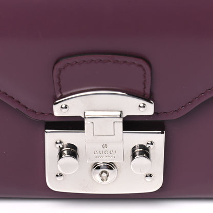 Gucci Regent Calfskin Lady Lock Wallet On Chain Red Orchid 5 of 7