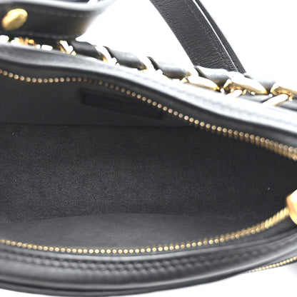 Louis Vuitton Calfskin Embossed Monogram Loop Black 5 of 9