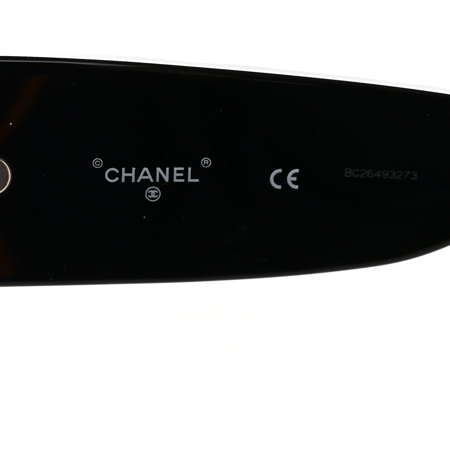 Acetate Quilted CC Pilot Sunglasses 71465A Black