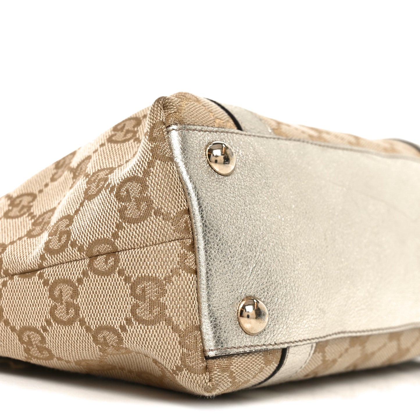 Monogram Small Abbey Tote  Gold