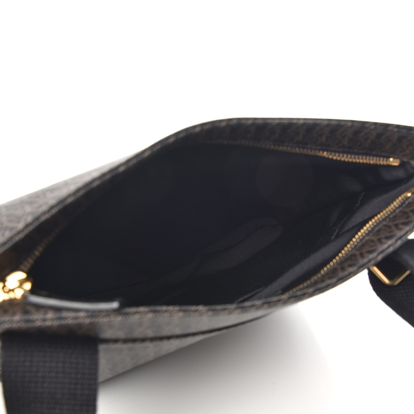 Toile Classic Monogram Messenger Bag Black