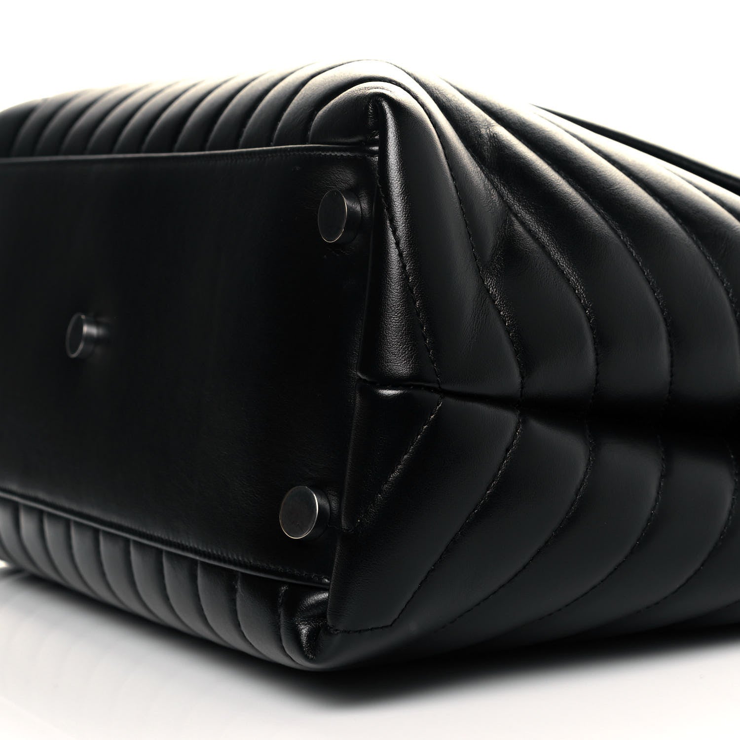Saint Laurent Calfskin Y Quilted Monogram Large Loulou Chain Satchel Black 10 of 12