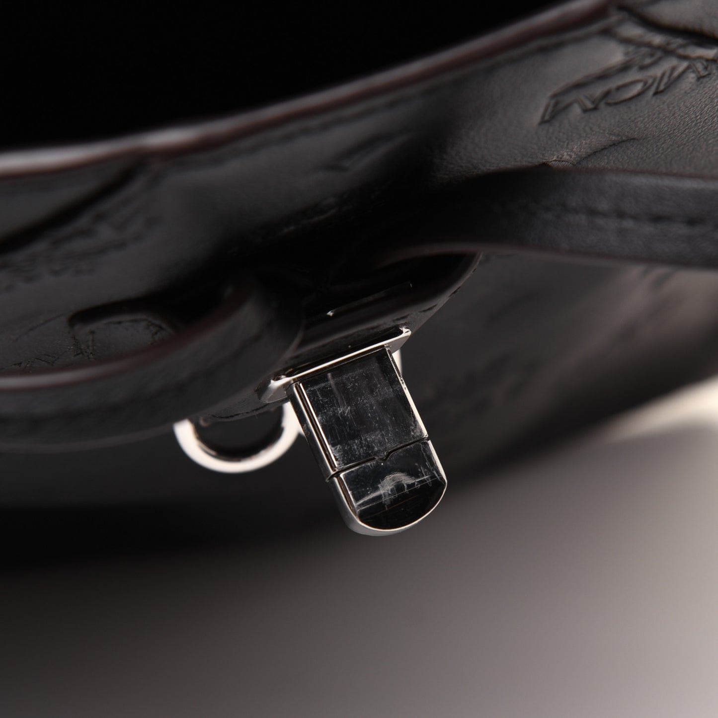 Calfskin Ottomar Monogram Essential Backpack Black