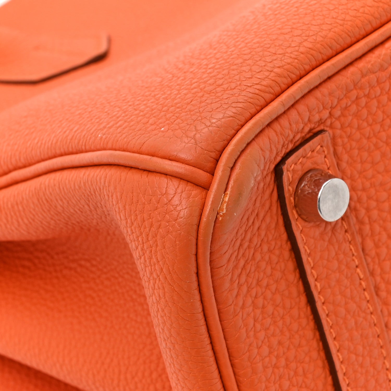 Hermes Togo BIRKIN 30 Orange 12 of 16
