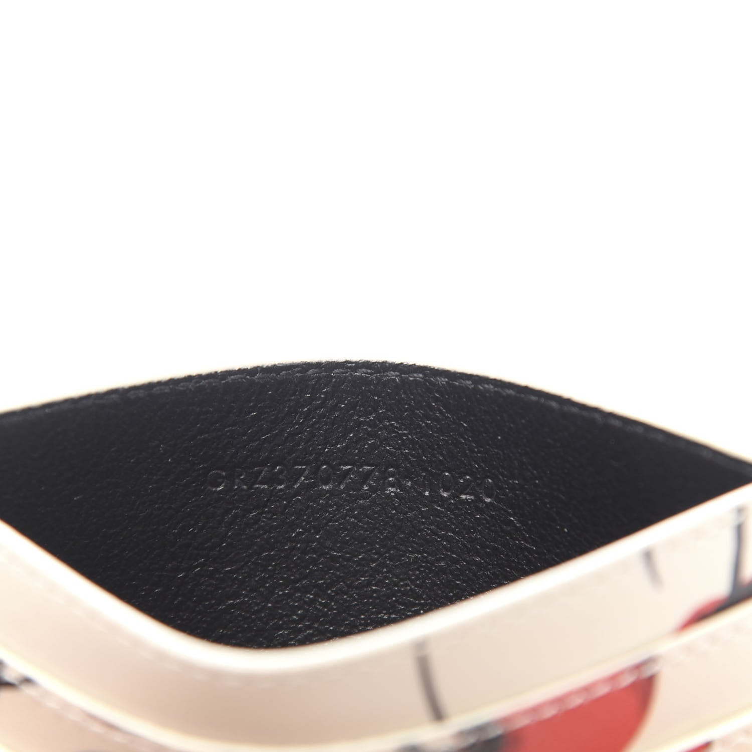 Saint Laurent Calfskin Monogram Cherry Credit Card Case 7 of 10