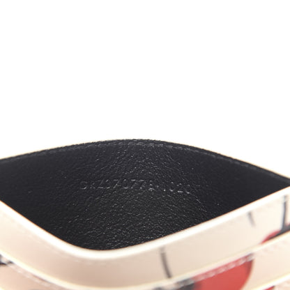 Saint Laurent Calfskin Monogram Cherry Credit Card Case 7 of 10