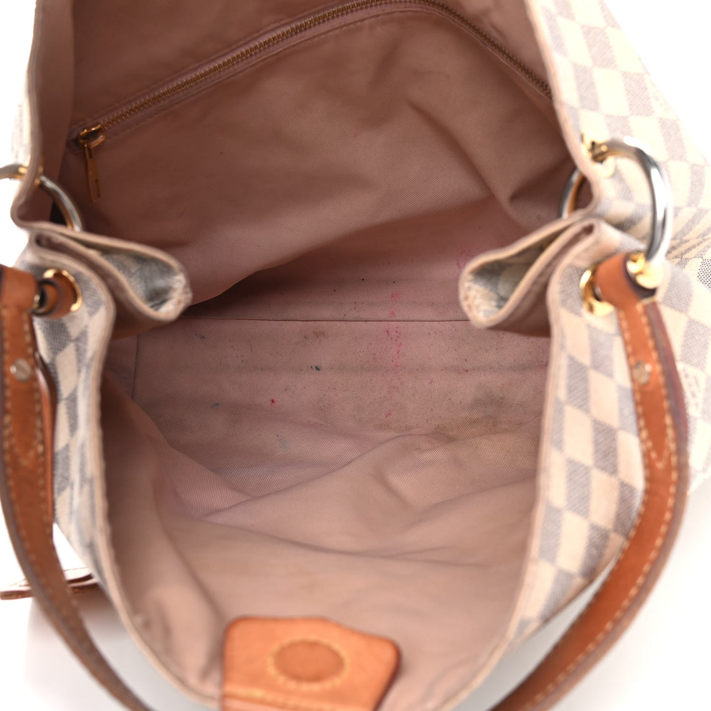 Damier Azur Graceful MM Rose Ballerine