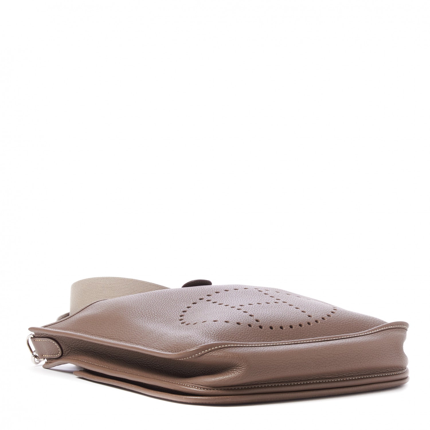 Hermes Taurillon Clemence Evelyne II PM Etoupe 3 of 8