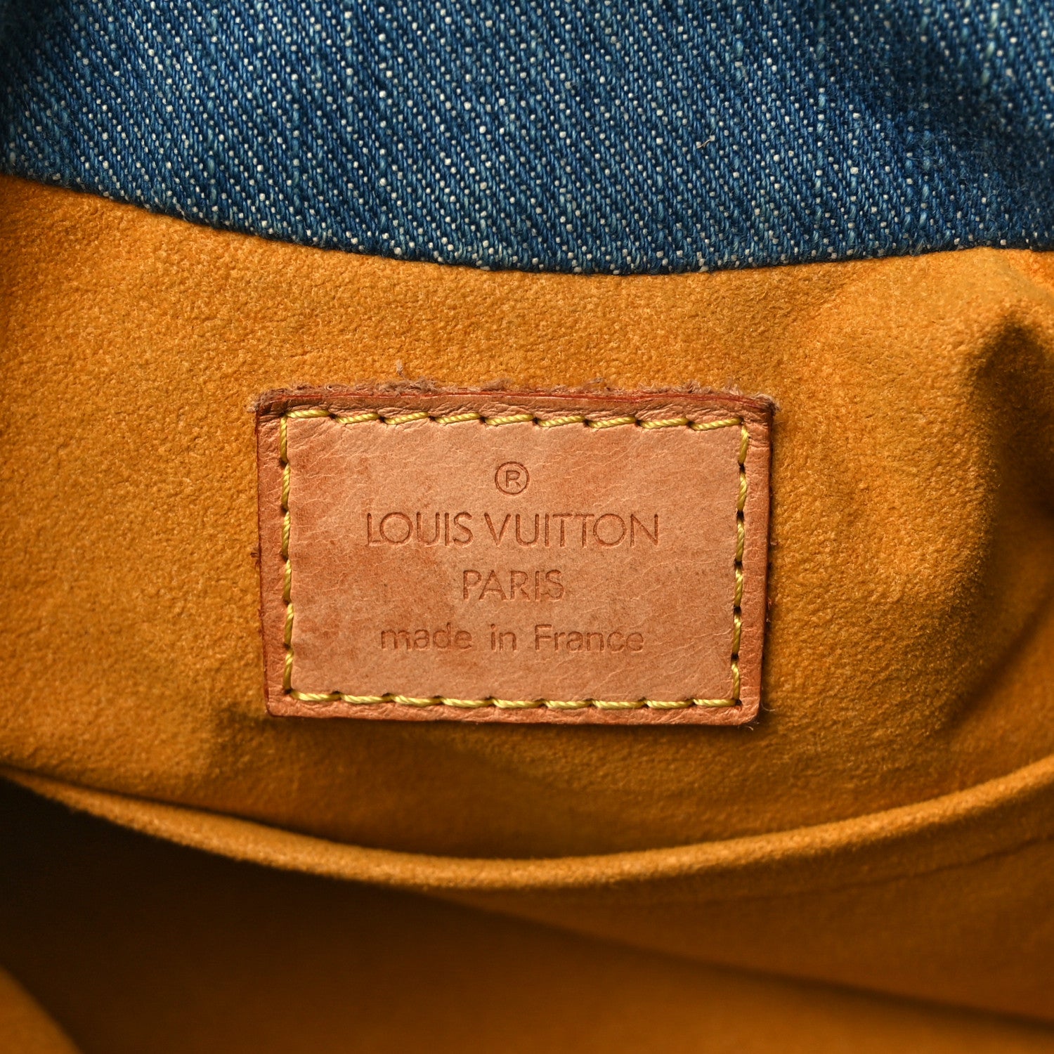 Louis Vuitton Monogram Denim Pleaty Blue 6 of 11