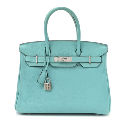Hermes Togo BIRKIN 30 Bleu Atoll 1 of 18