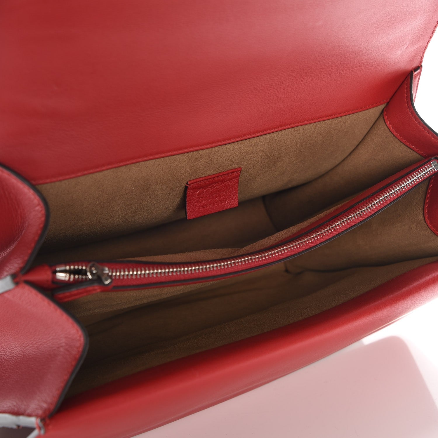 Gucci GG Supreme Monogram Arabesque Medium Dionysus Shoulder Bag Hibiscus Red 5 of 7