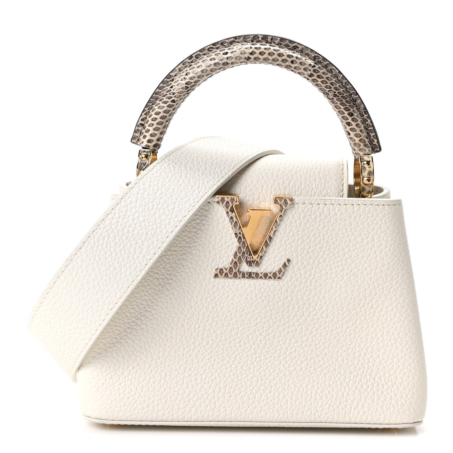 Taurillon Ayers Capucines Mini White Snow White