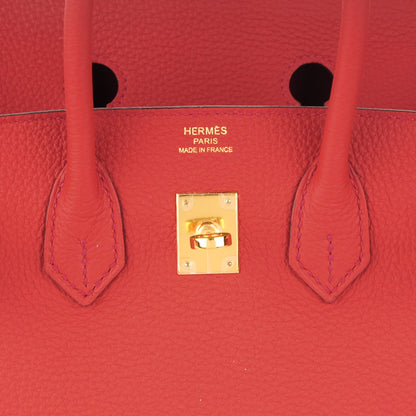 Hermes Togo Birkin 25 Geranium 11 of 25