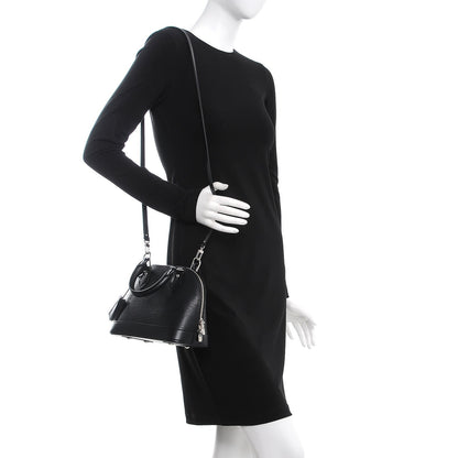 Louis Vuitton Epi Alma BB Black 2 of 8