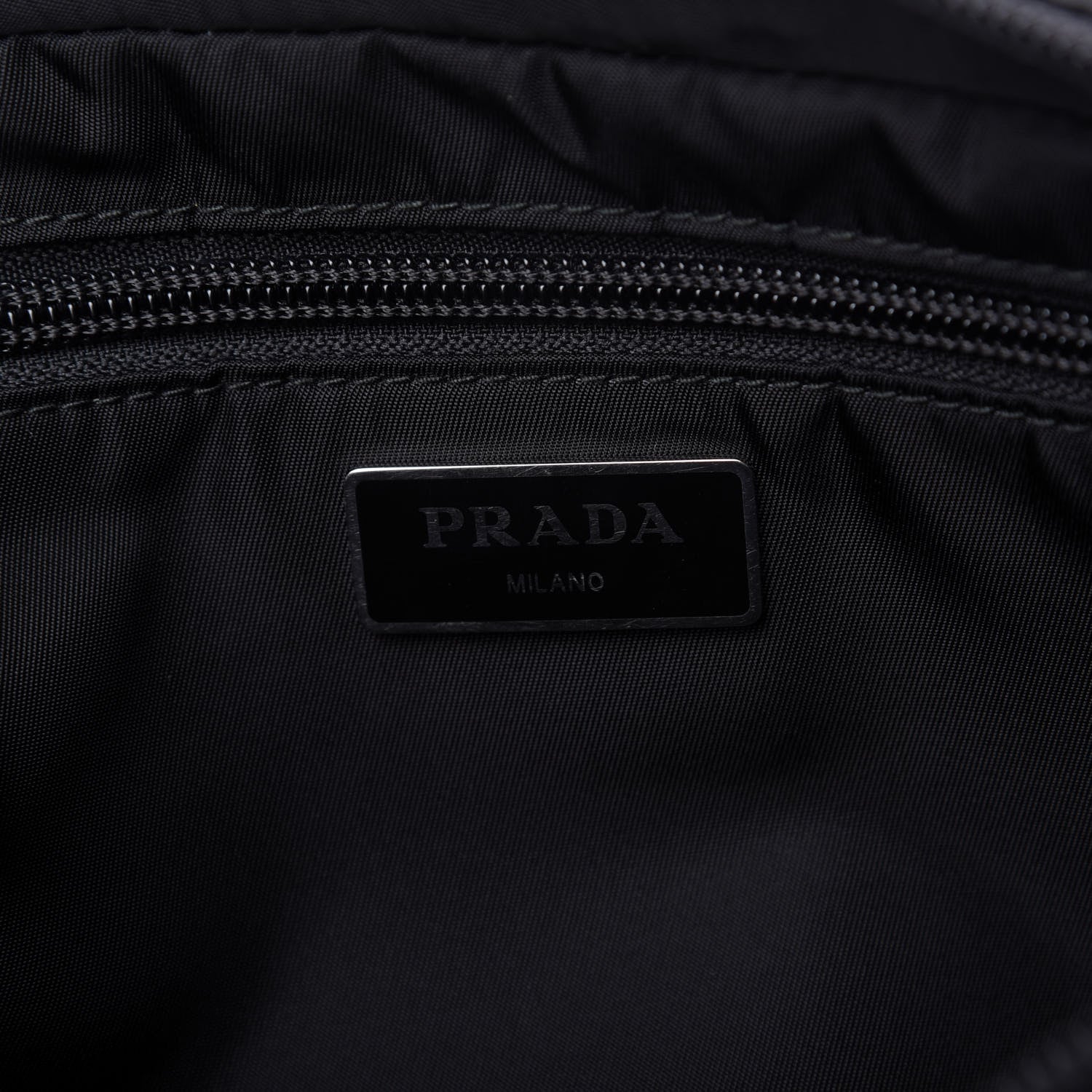 Prada Tessuto Nylon Belt Bag Black 8 of 10