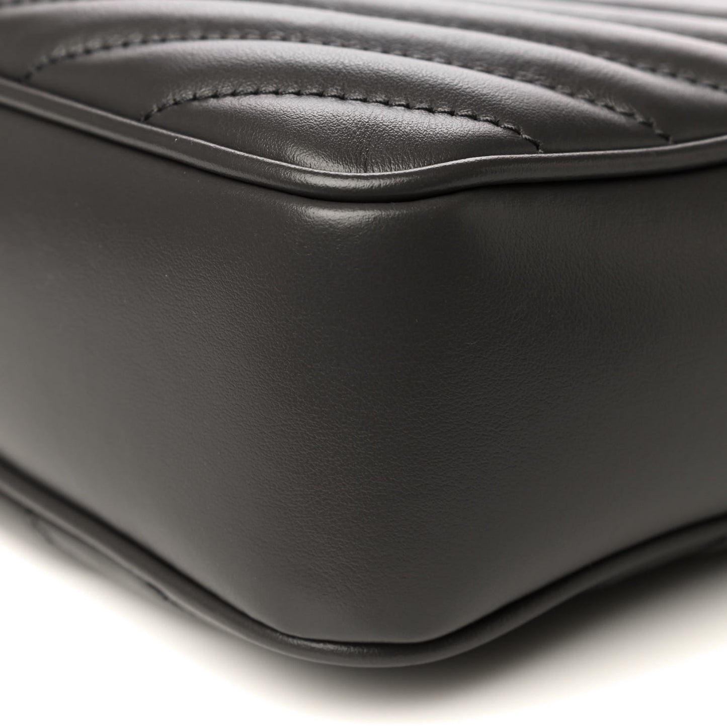 Calfskin Matelasse Monogram Lou Camera Bag Asphalt