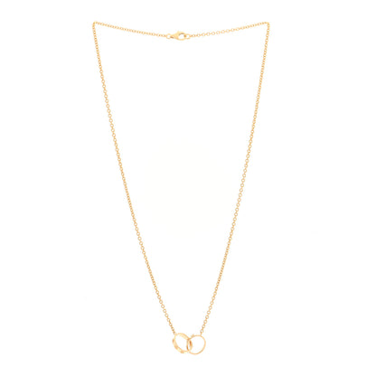 Cartier 18K Yellow Gold Interlocking LOVE Necklace 3 of 5
