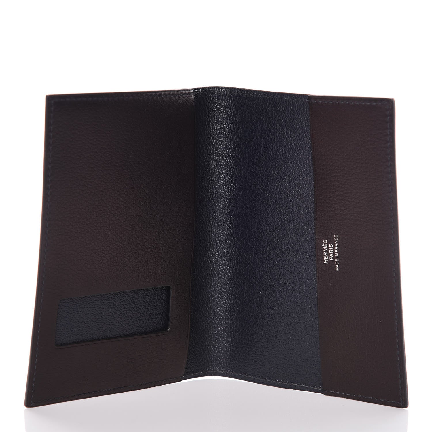 Hermes Evergrain MC2 Magellan Passport Holder Black 5 of 8