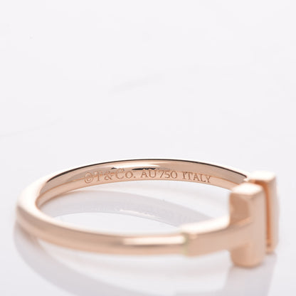 Tiffany 18K Rose Gold T Wire Ring 50 5.5 4 of 5
