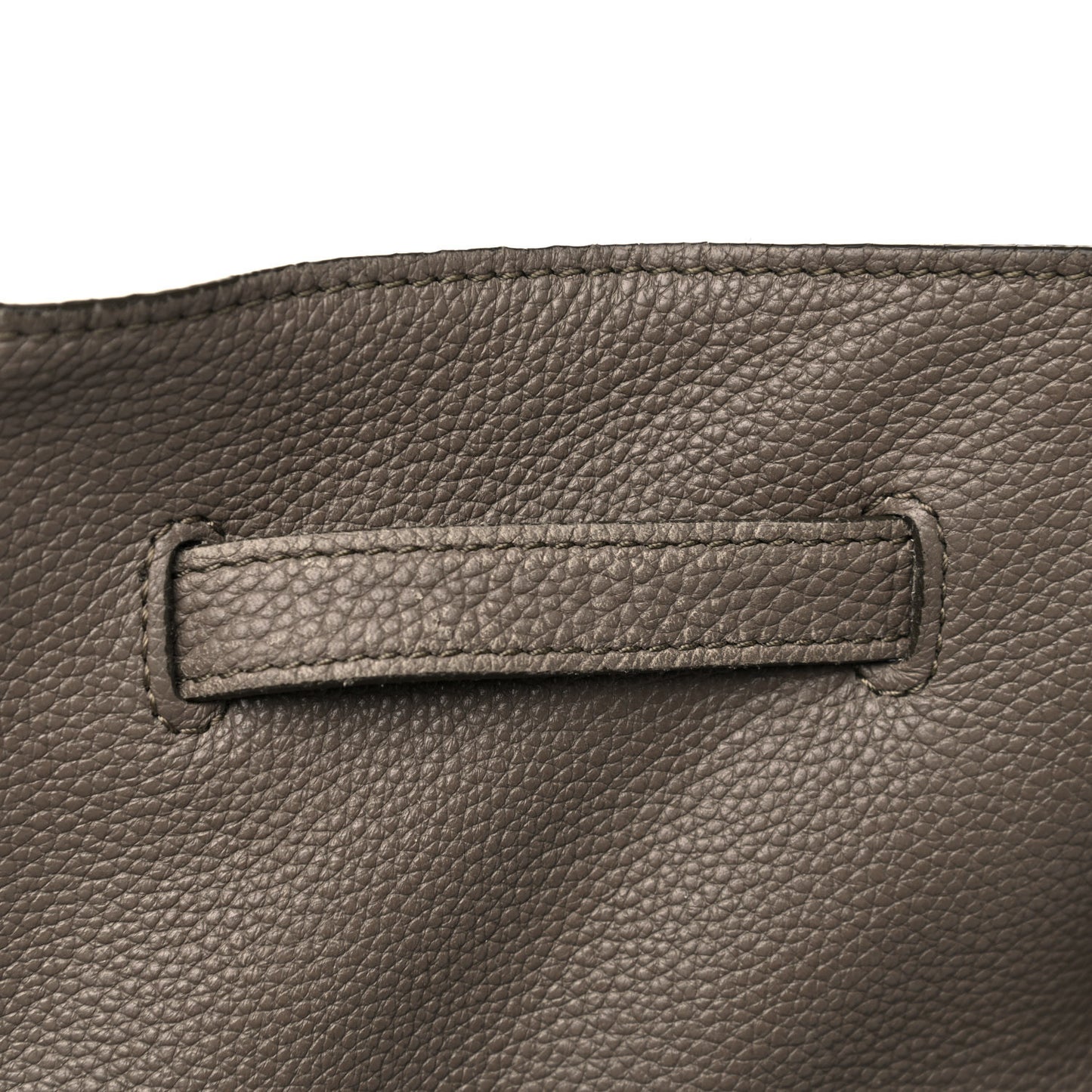 Soft Grained Calfskin Medium Belt Cabas Phantom Souris