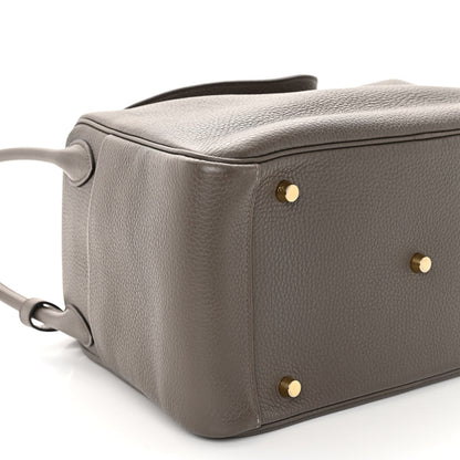 Hermes Taurillon Clemence Lindy 30 Etain 9 of 11