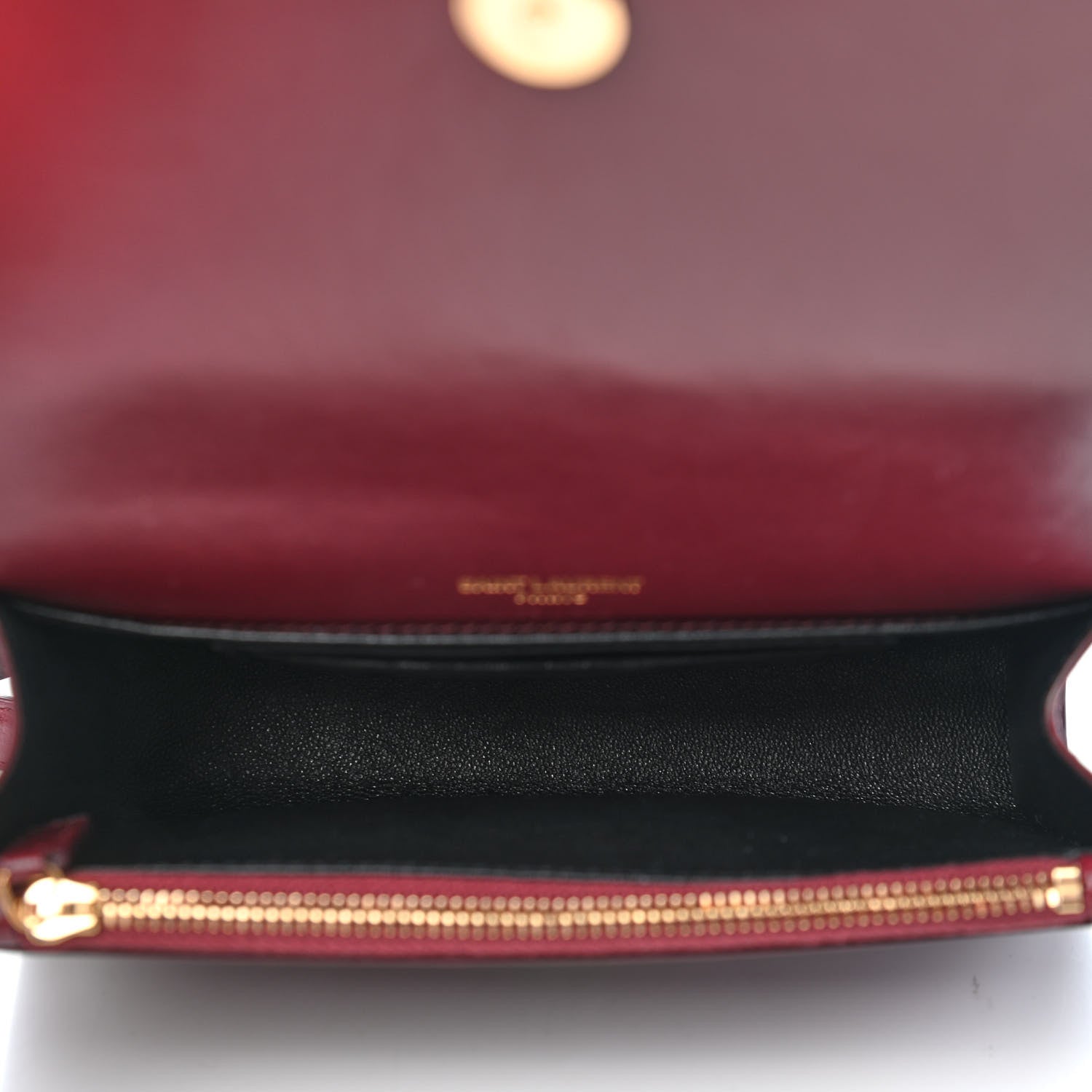 Saint Laurent Smooth Calfskin Monogram Kate Belt Bag Rouge Legion 5 of 8