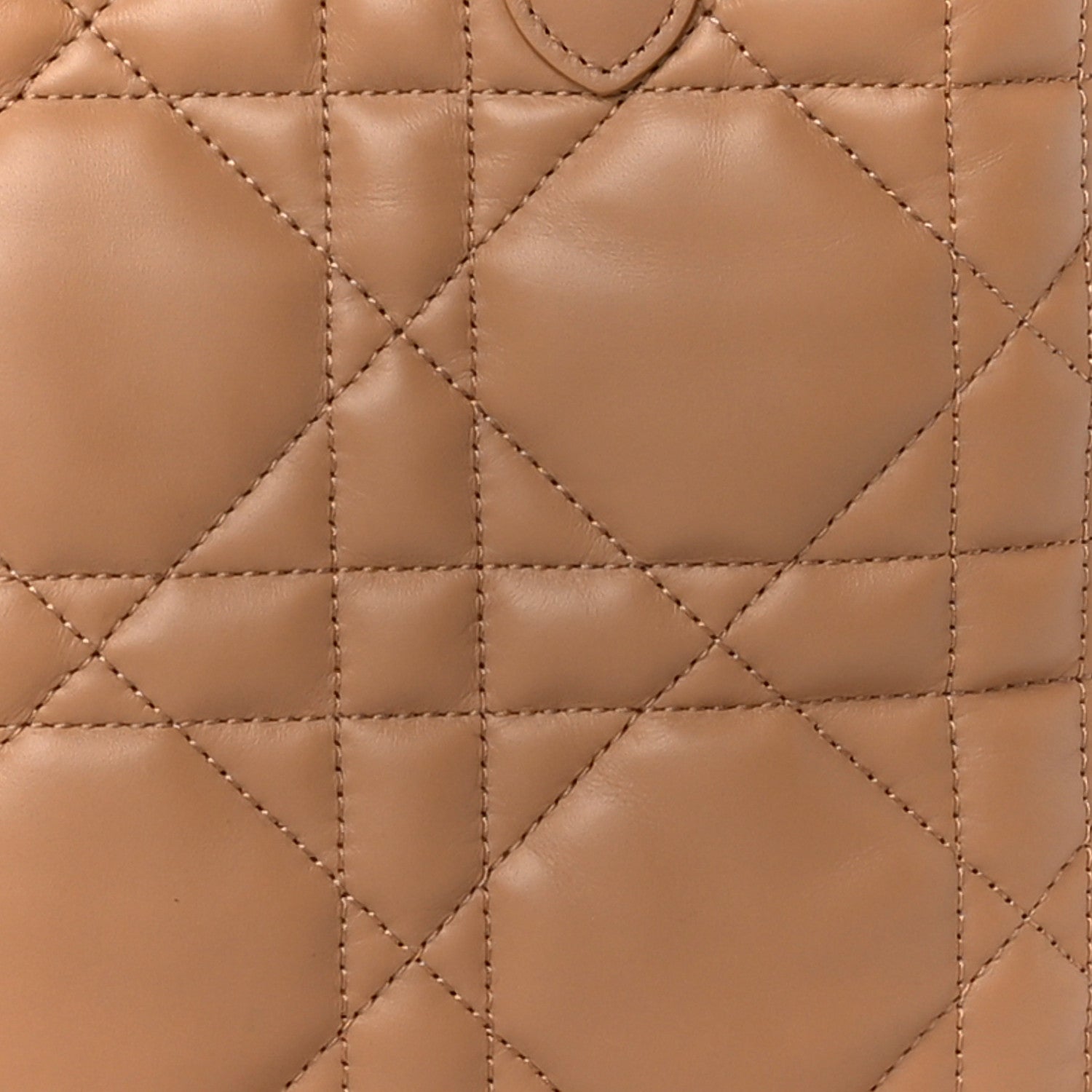 Christian Dior Calfskin Macrocannage Medium Toujour Powder Tan 12 of 14