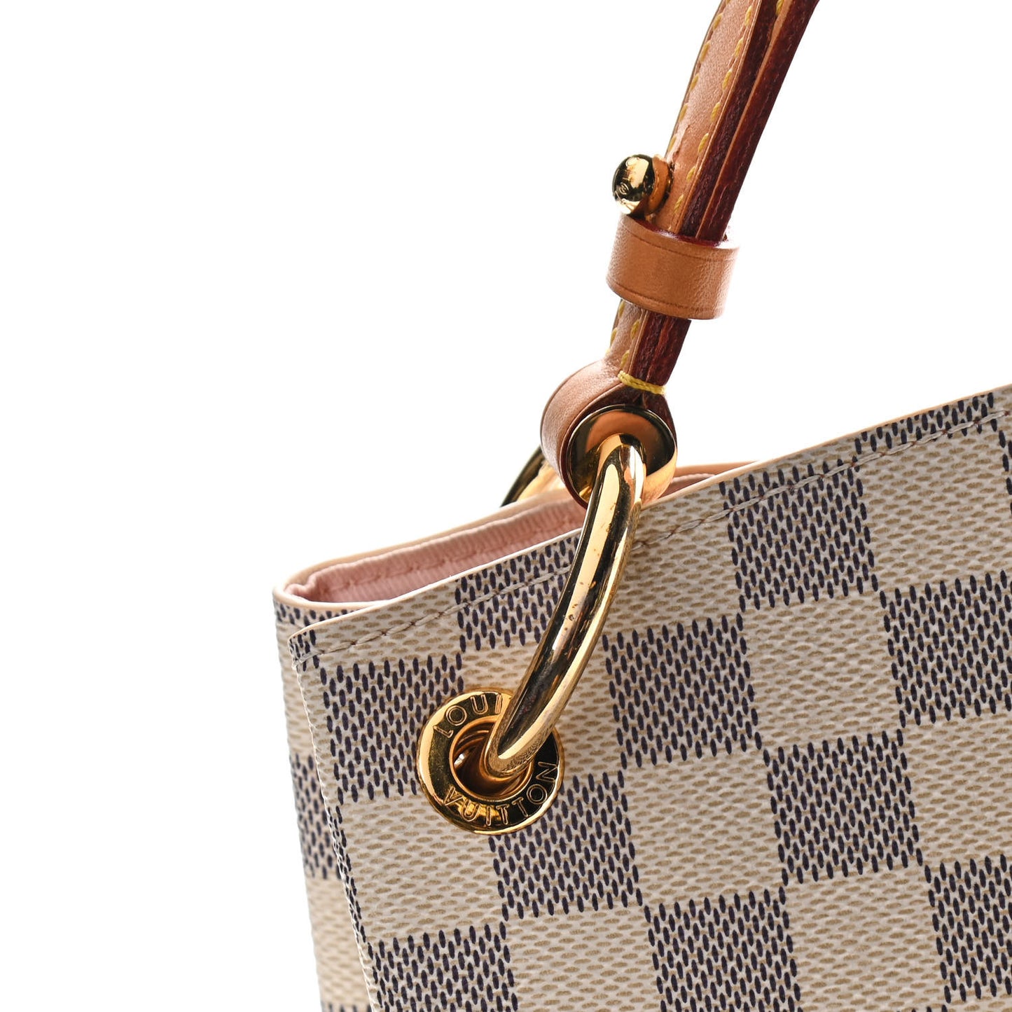 Damier Azur Graceful PM Rose Ballerine