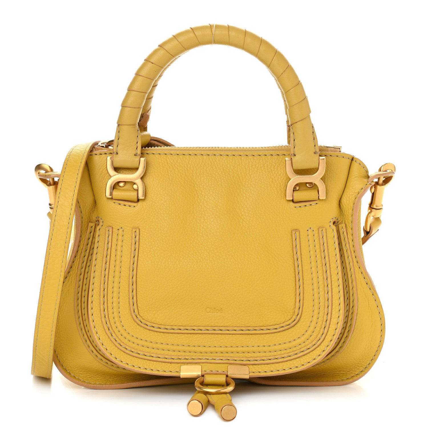 Chloe Calfskin Mini Marcie Satchel Citrus Grove 1 of 12