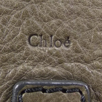 Chloe Leather Edith Shoulder Bag Olive Green 10 of 10